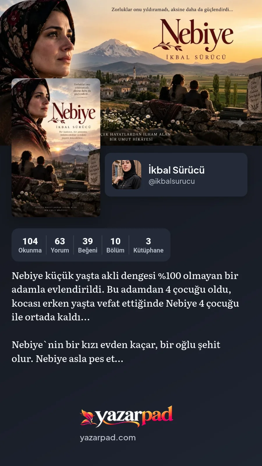 NEBİYE 100 OKUNMA ALDI HERKESE ÇOK TEŞEKKÜR EDERİM