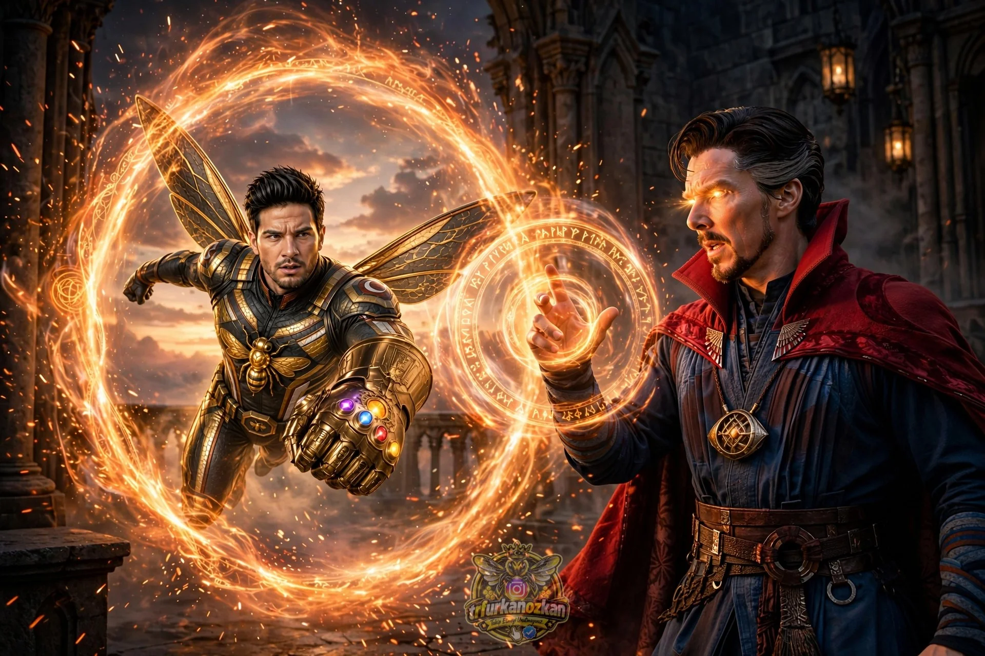 ✨️Doctor Strange’in açtığı gizemli portaldan çıktım.🐝🇹🇷