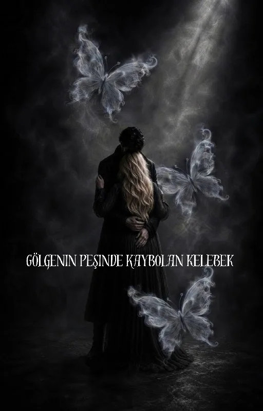 gölge`nin içinde kaybolan kelebek